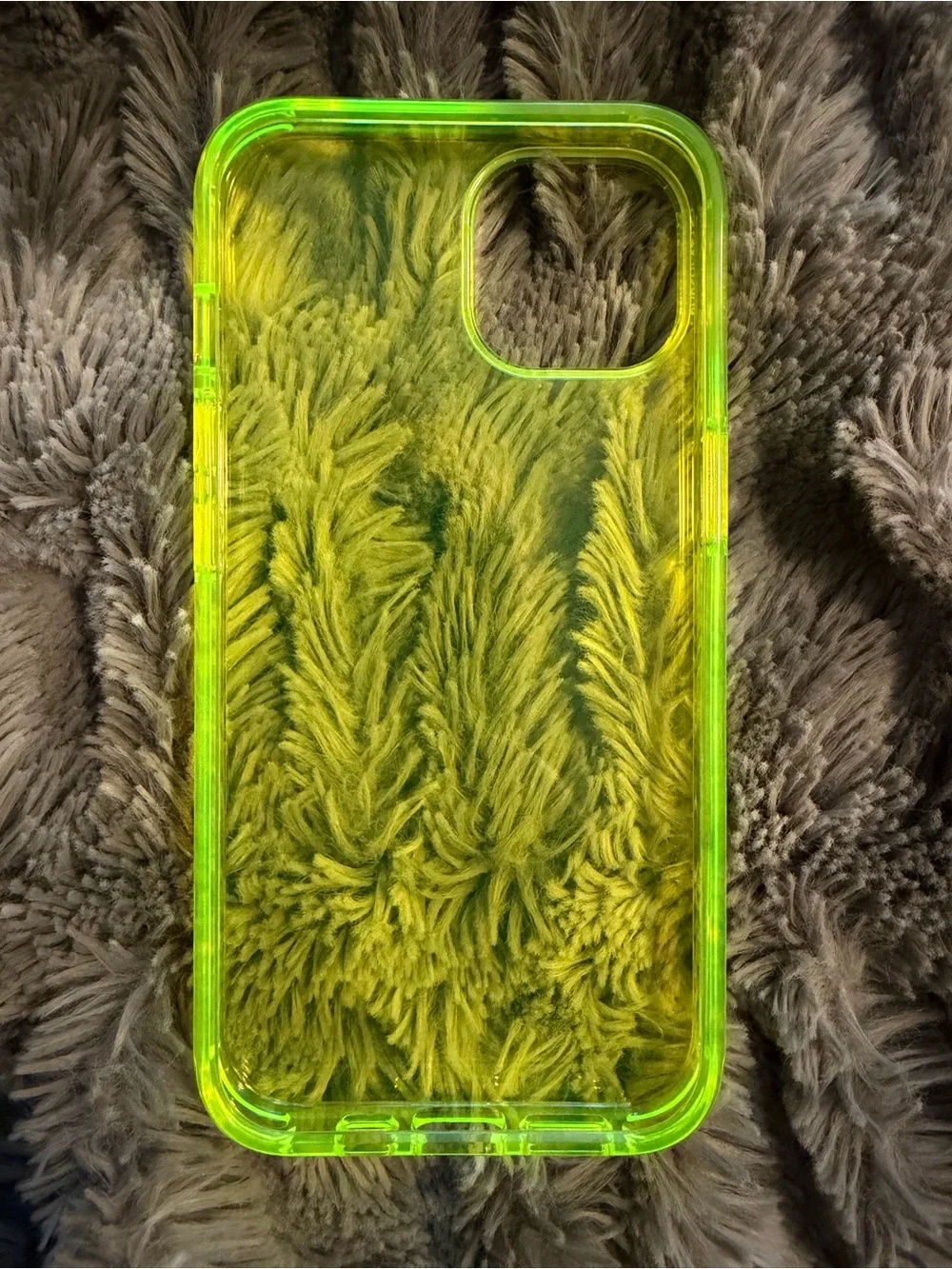 PopSocket Neon Green Transparent iPhone 13 Case